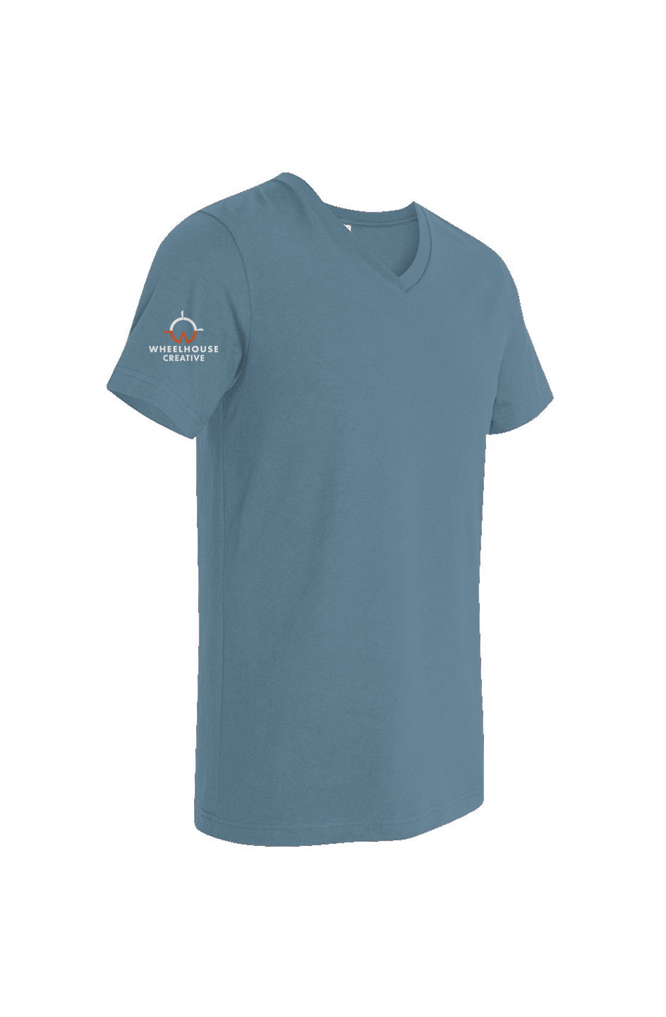 Wheelhouse Sleeve Embroidered Jersey V-Neck Tee