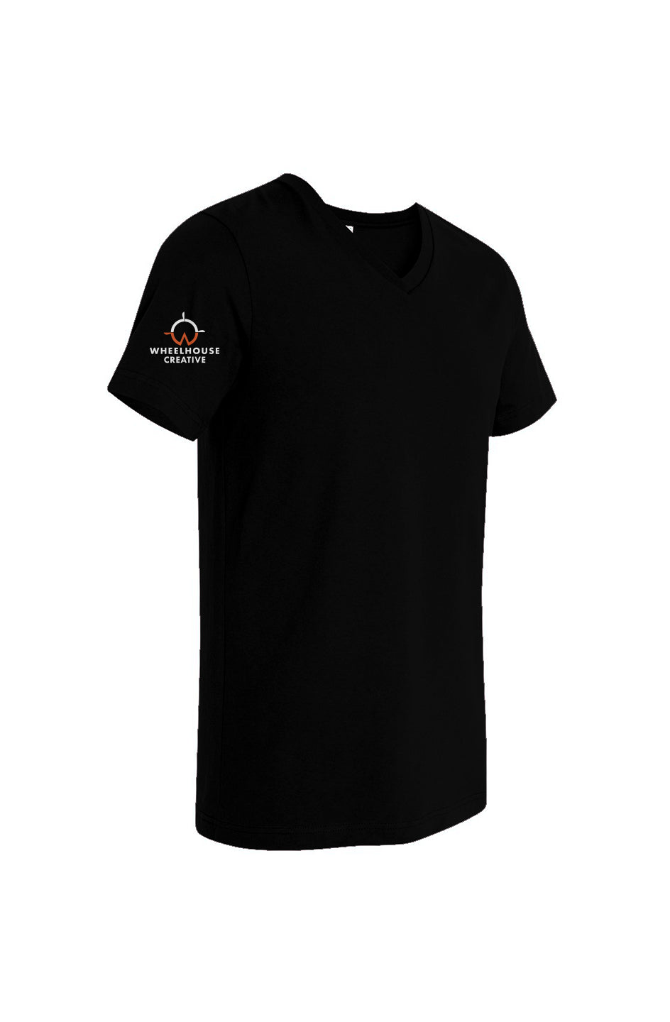 Wheelhouse Sleeve Embroidered Jersey V-Neck Tee