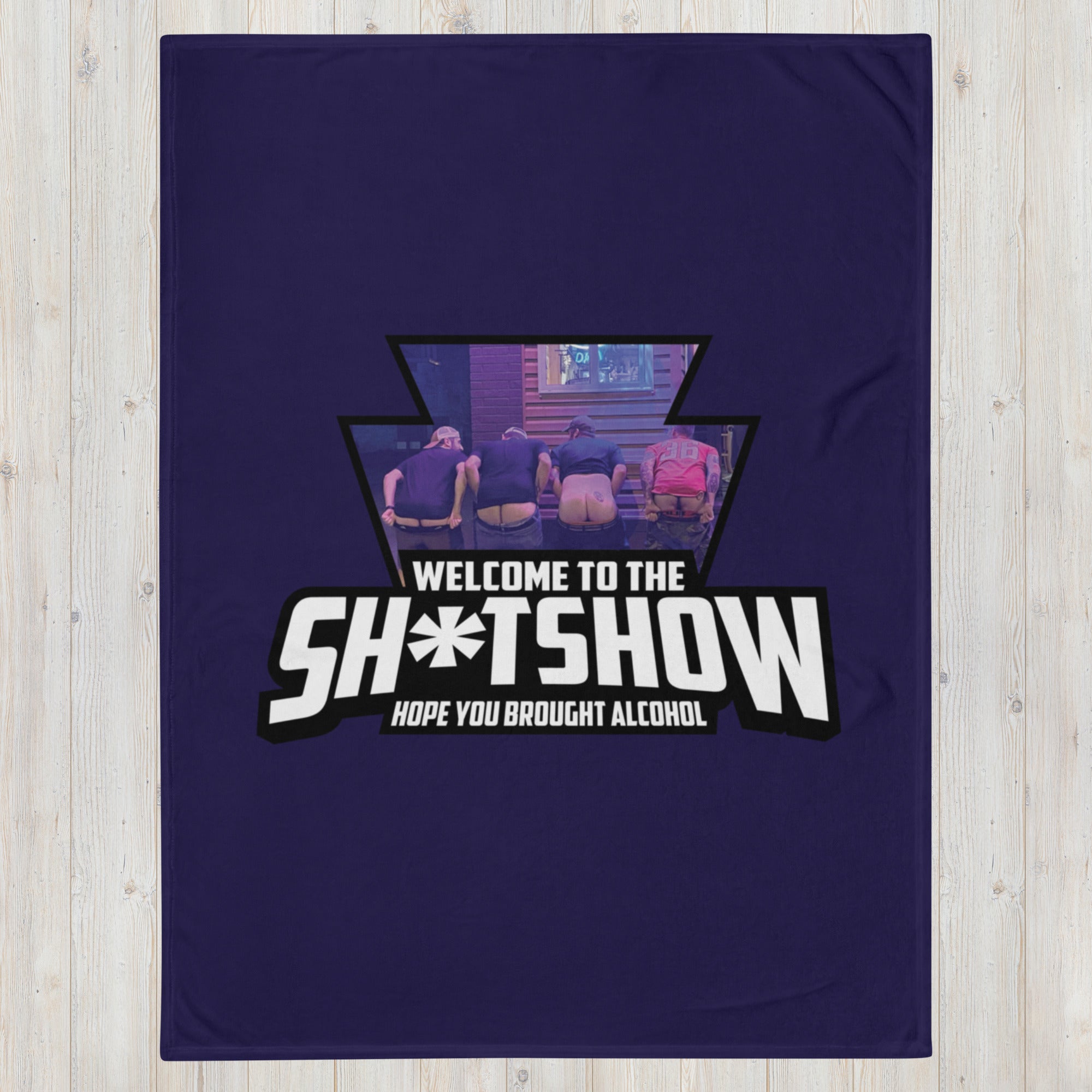 Shitshow Logo Throw Blanket