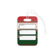Crossed Out Christmas Sweater Essentials Bag Tag