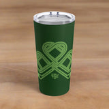 Celtic Shamrock Travel Tumbler