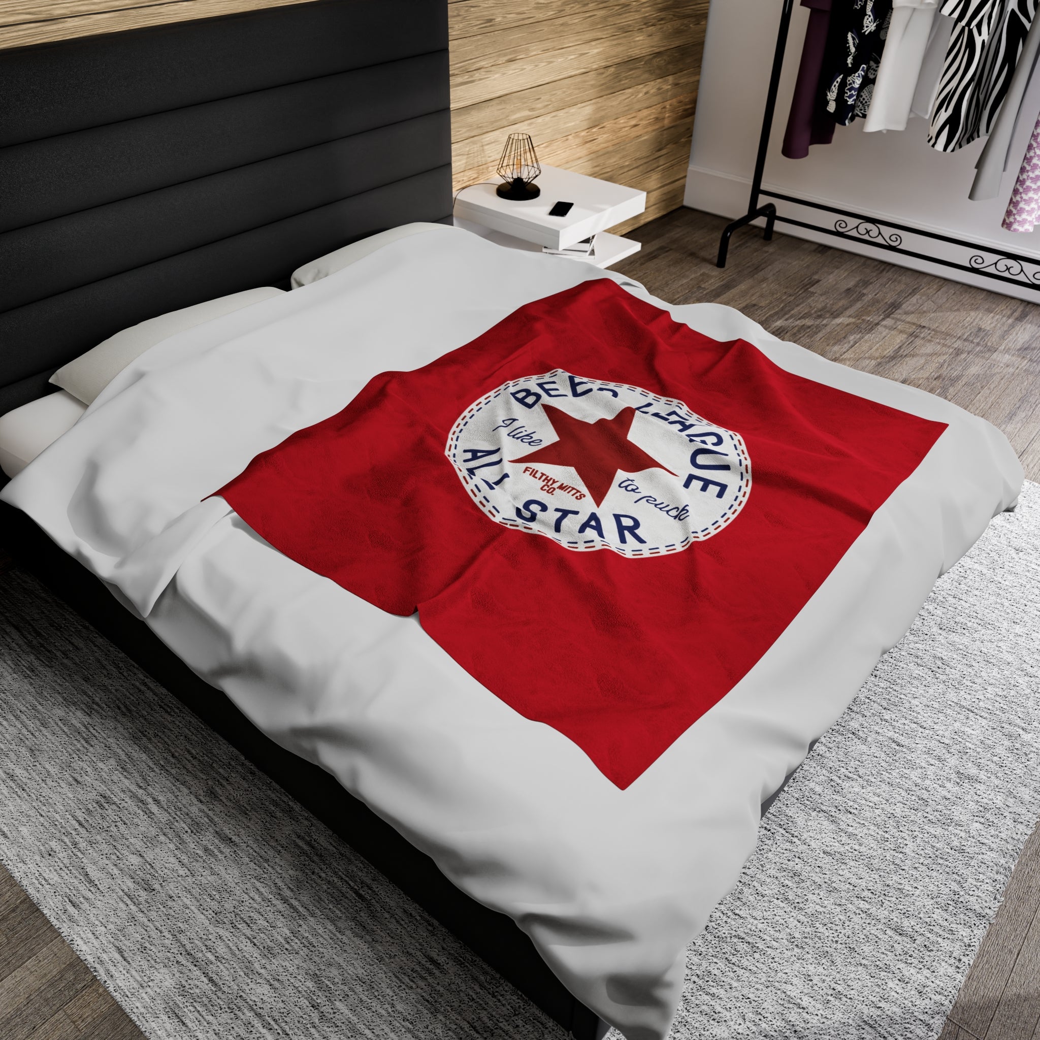 Beer League All Star Throw Blanket