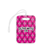 Crossed Out Argyle Essentials Bag Tag