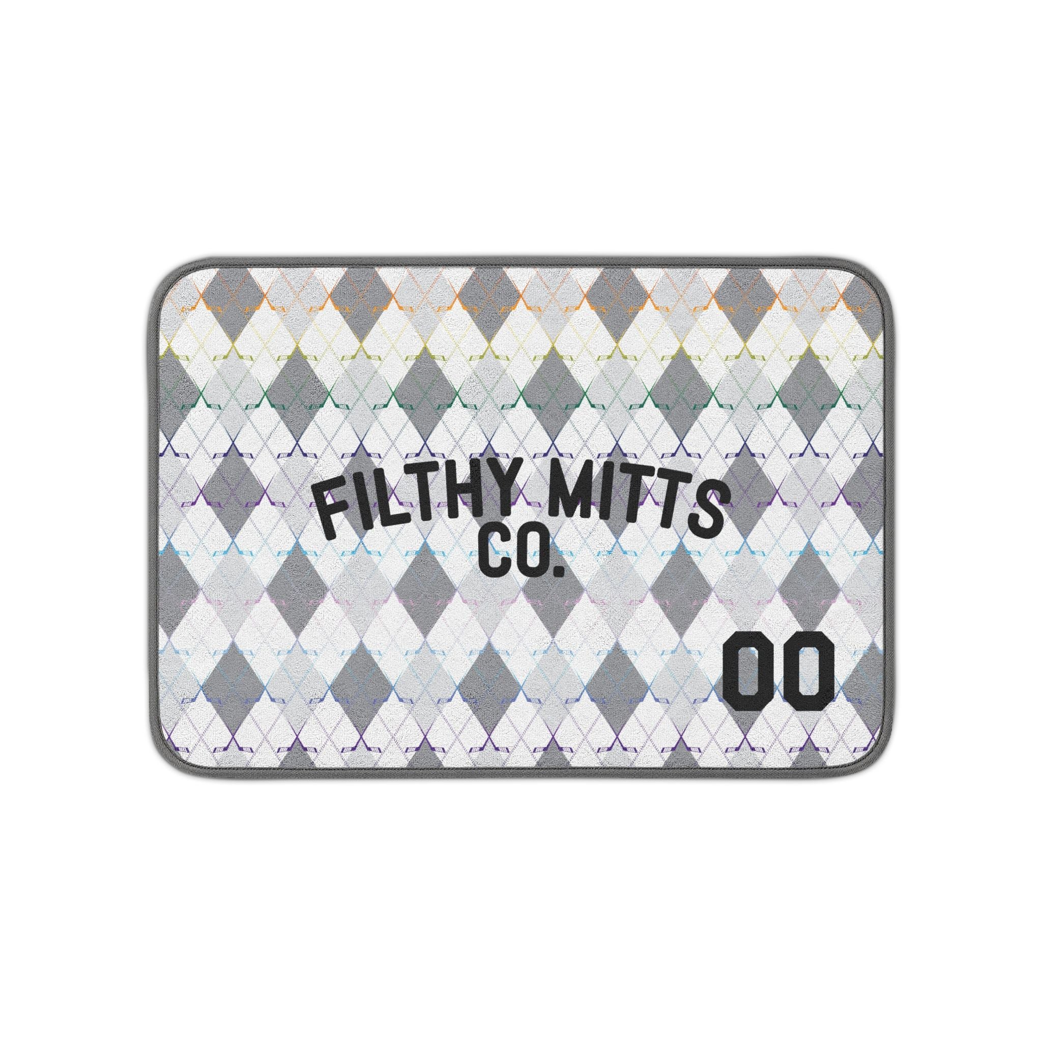 Crossed Out Argyle Skate Mat