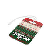 Crossed Out Christmas Sweater Essentials Bag Tag