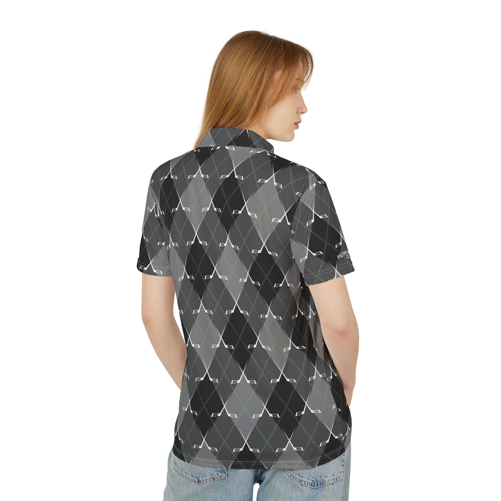 FMC Crossed Out Argyle Front Office Polo