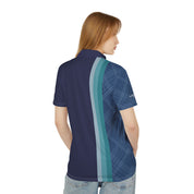 FMC Retro Stripe Blue Front Office Polo