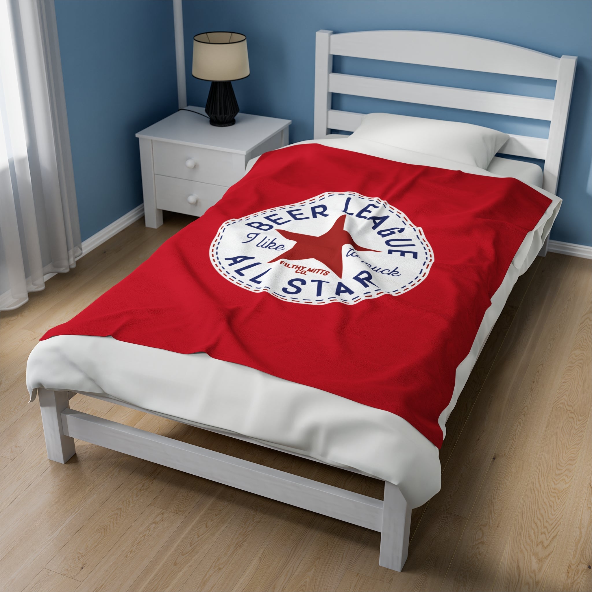 Beer League All Star Throw Blanket