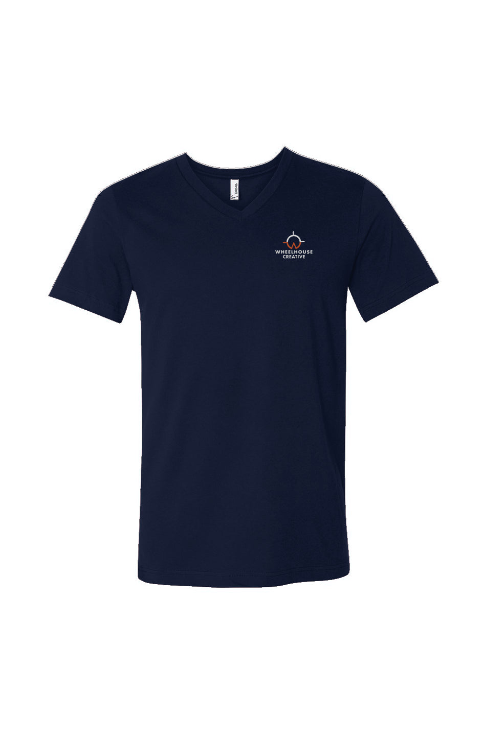 Wheelhouse Embroidered Jersey V-Neck Tee