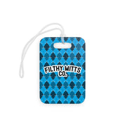 Crossed Out Argyle Essentials Bag Tag