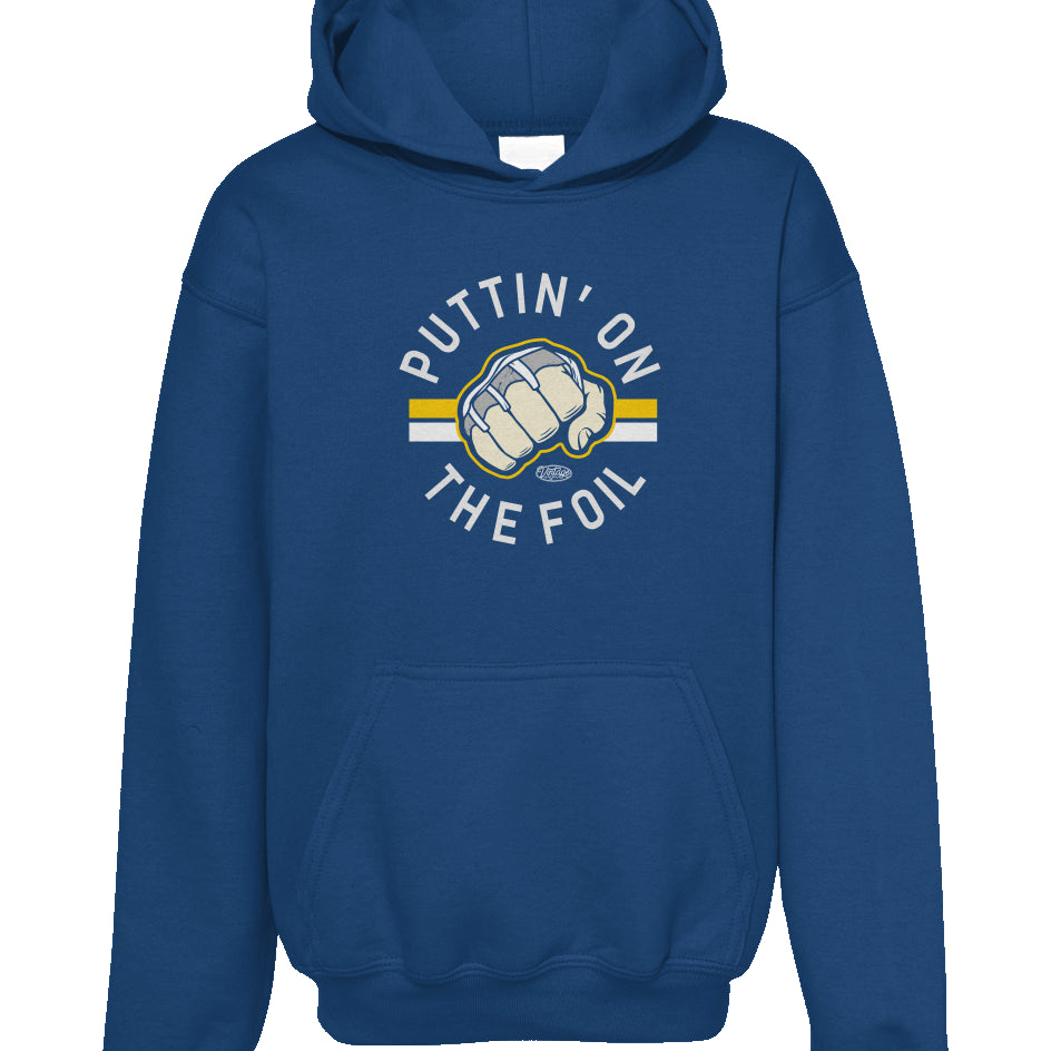 Puttin' On the Foil Youth Staple Hoodie