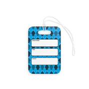 Crossed Out Argyle Essentials Bag Tag