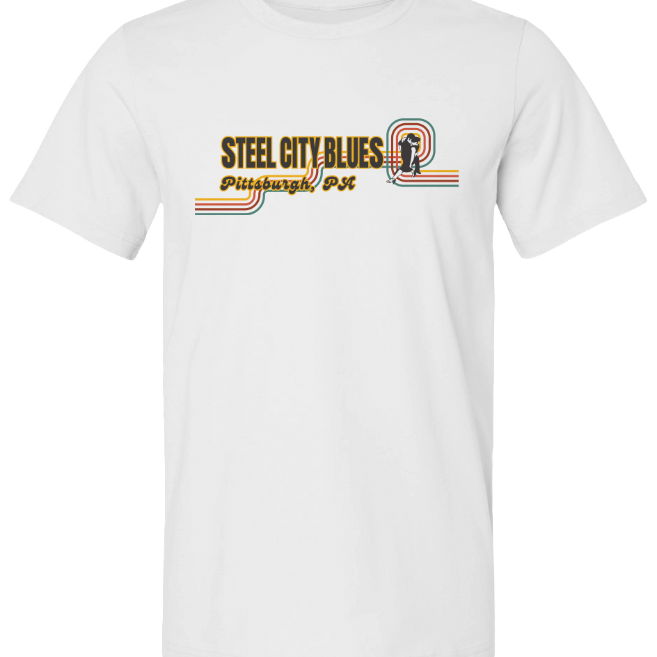 Steel City Blues Horizontal Staple Tee