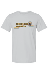 Steel City Blues Horizontal Staple Tee