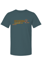Steel City Blues Horizontal Staple Tee