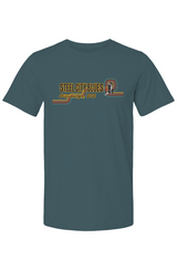 Steel City Blues Horizontal Staple Tee