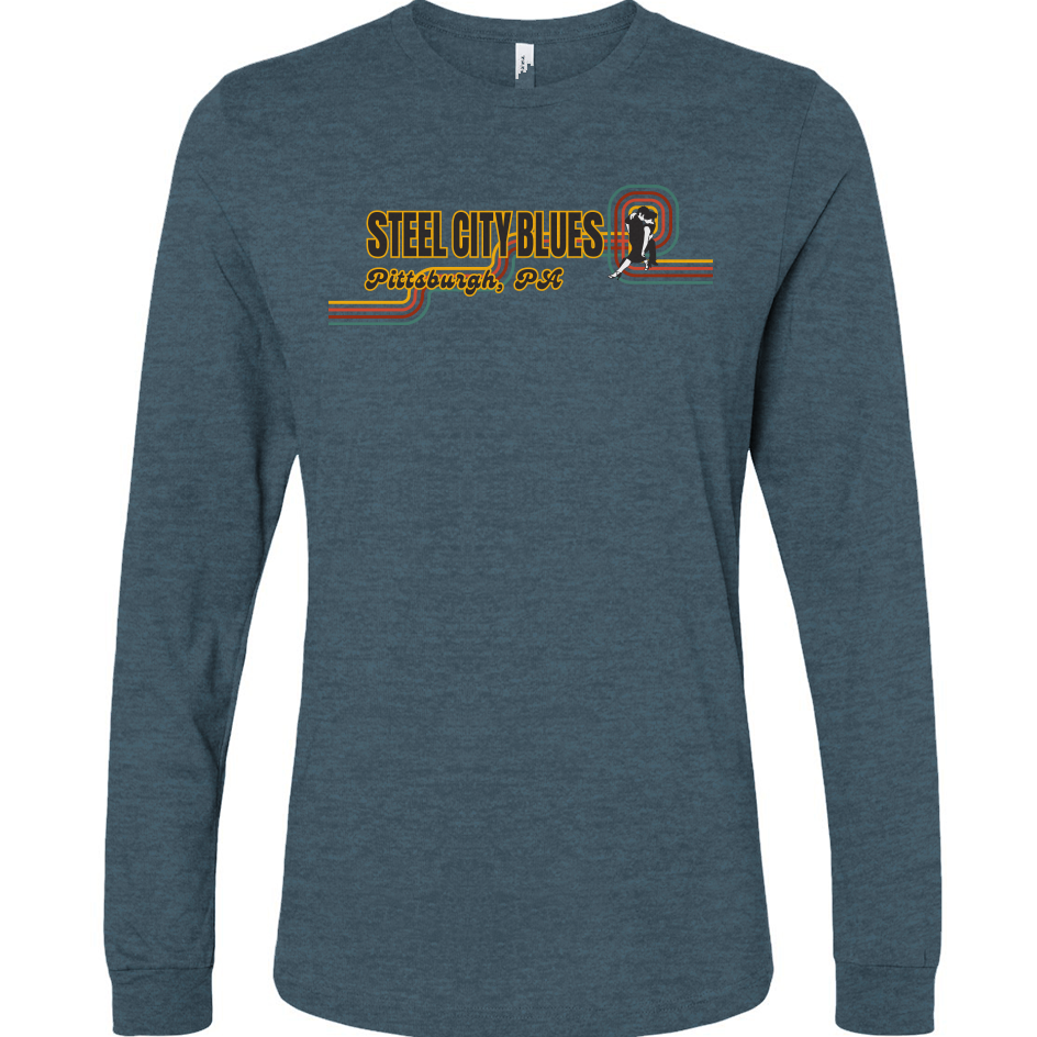 Steel City Blues Horizontal Staple Long Sleeve