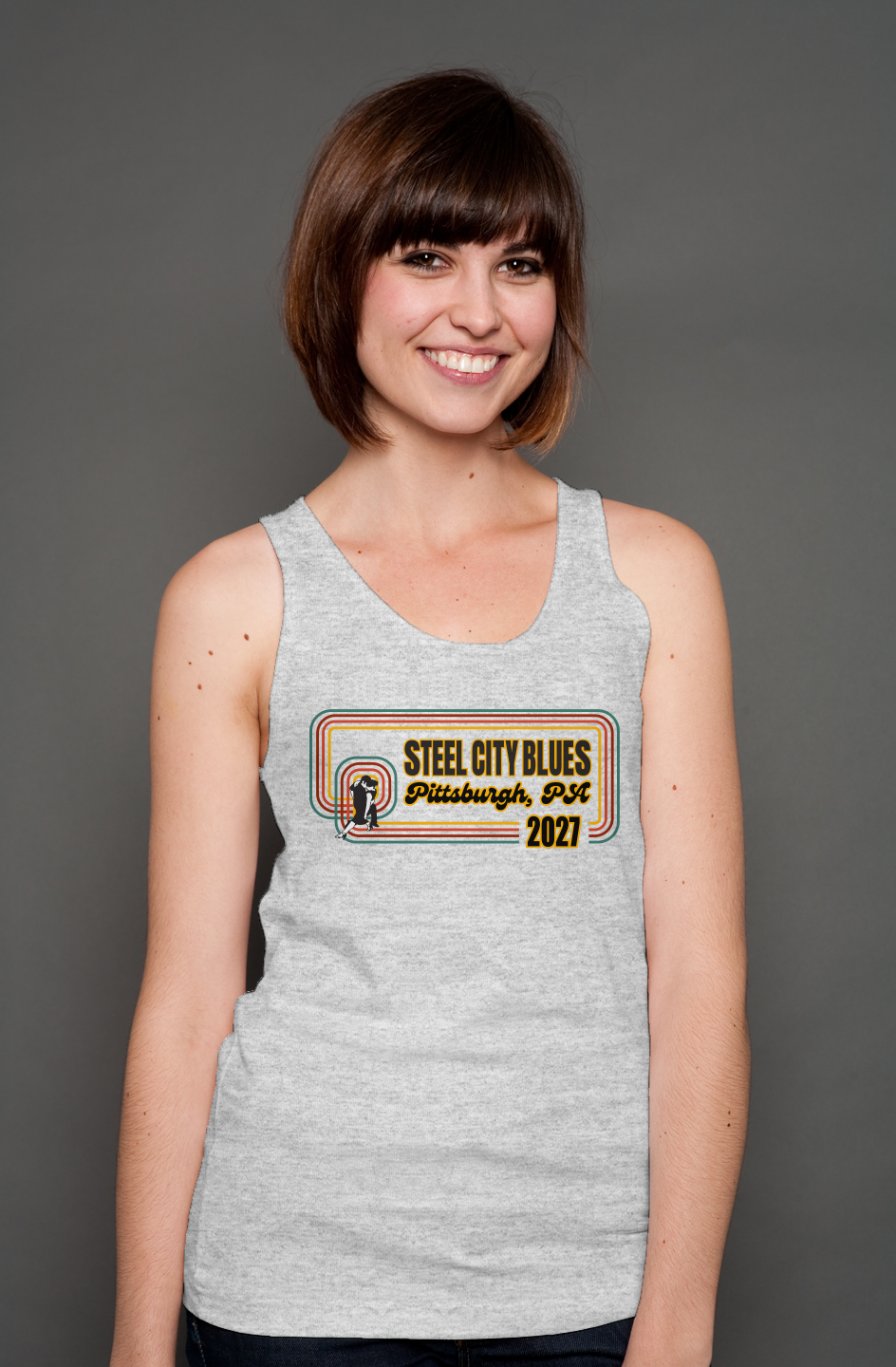 Steel City Blues Full Staple Tank 