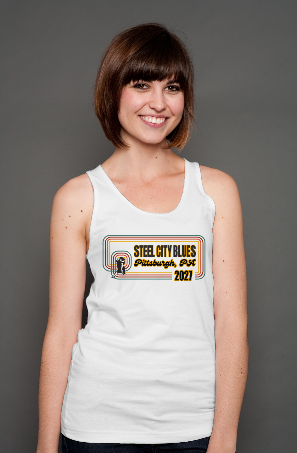 Steel City Blues Full Staple Tank 