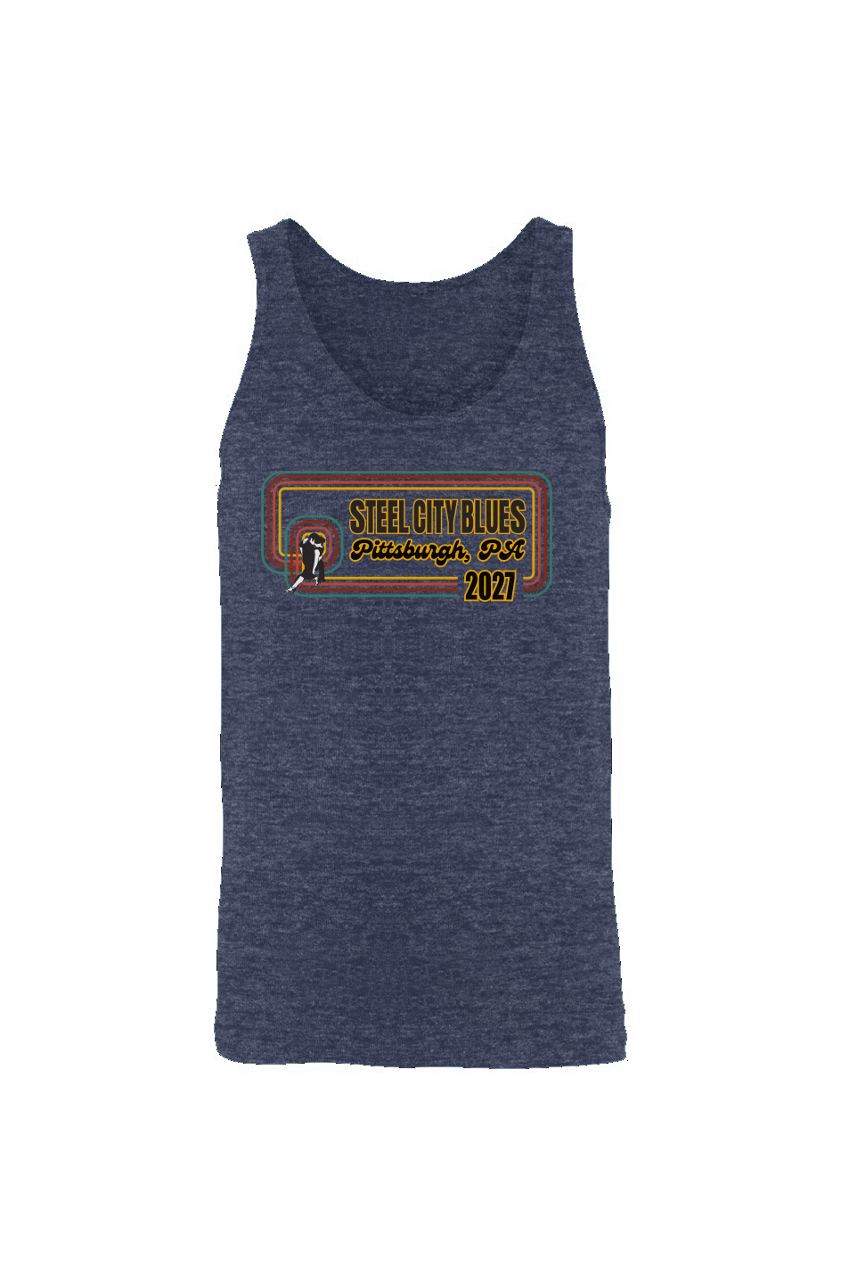 Steel City Blues Full Staple Tank