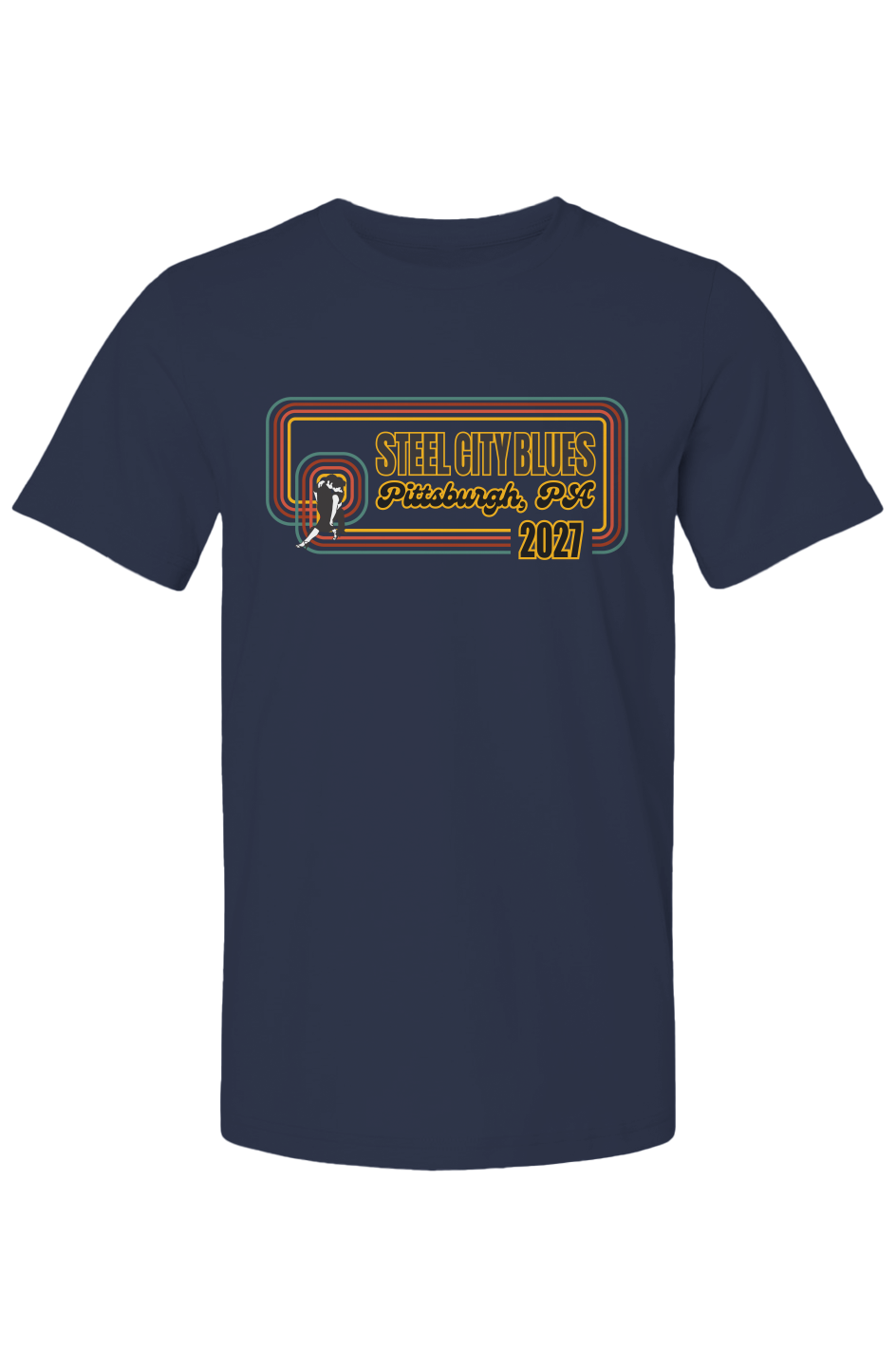 Steel City Blues Full Staple Tee 