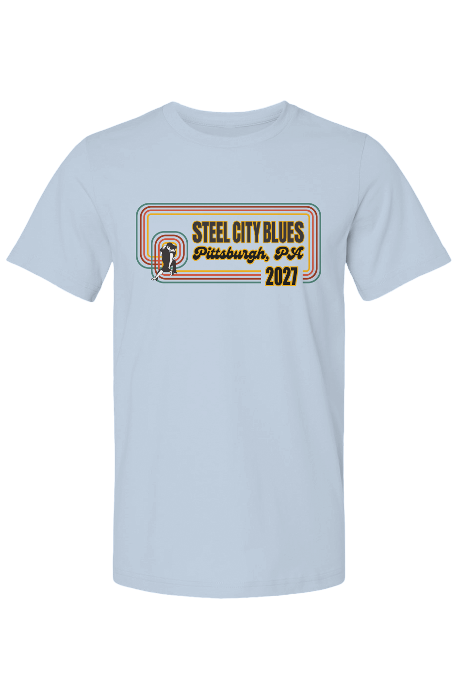 Steel City Blues Full Staple Tee 