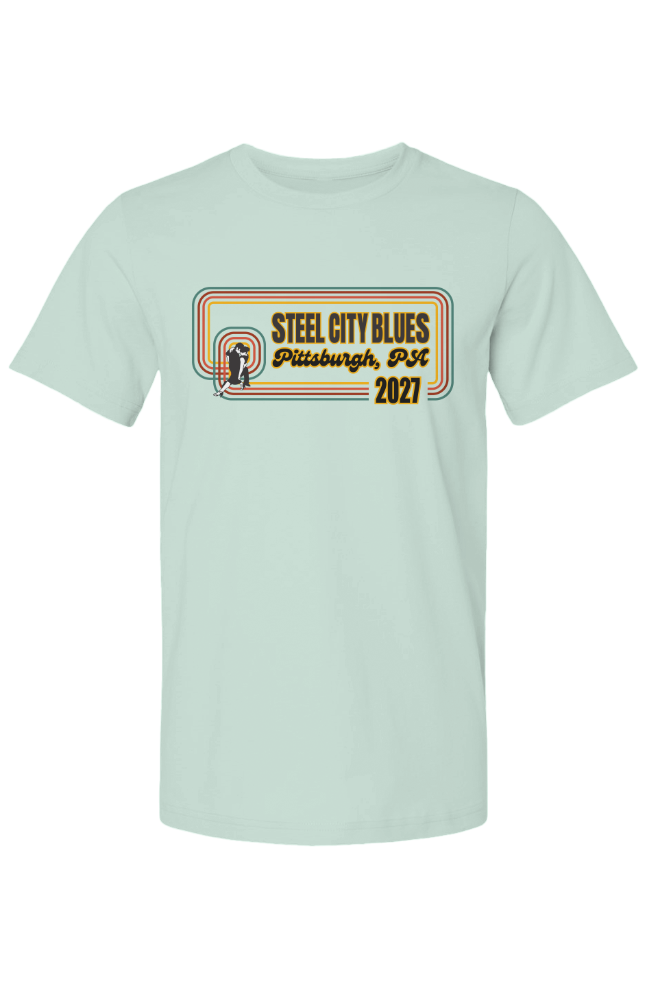 Steel City Blues Full Staple Tee 