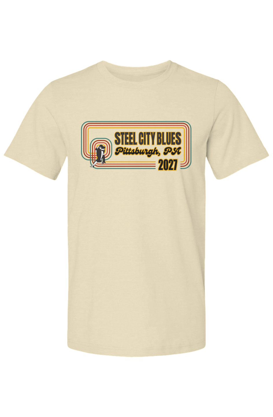 Steel City Blues Full Staple Tee 