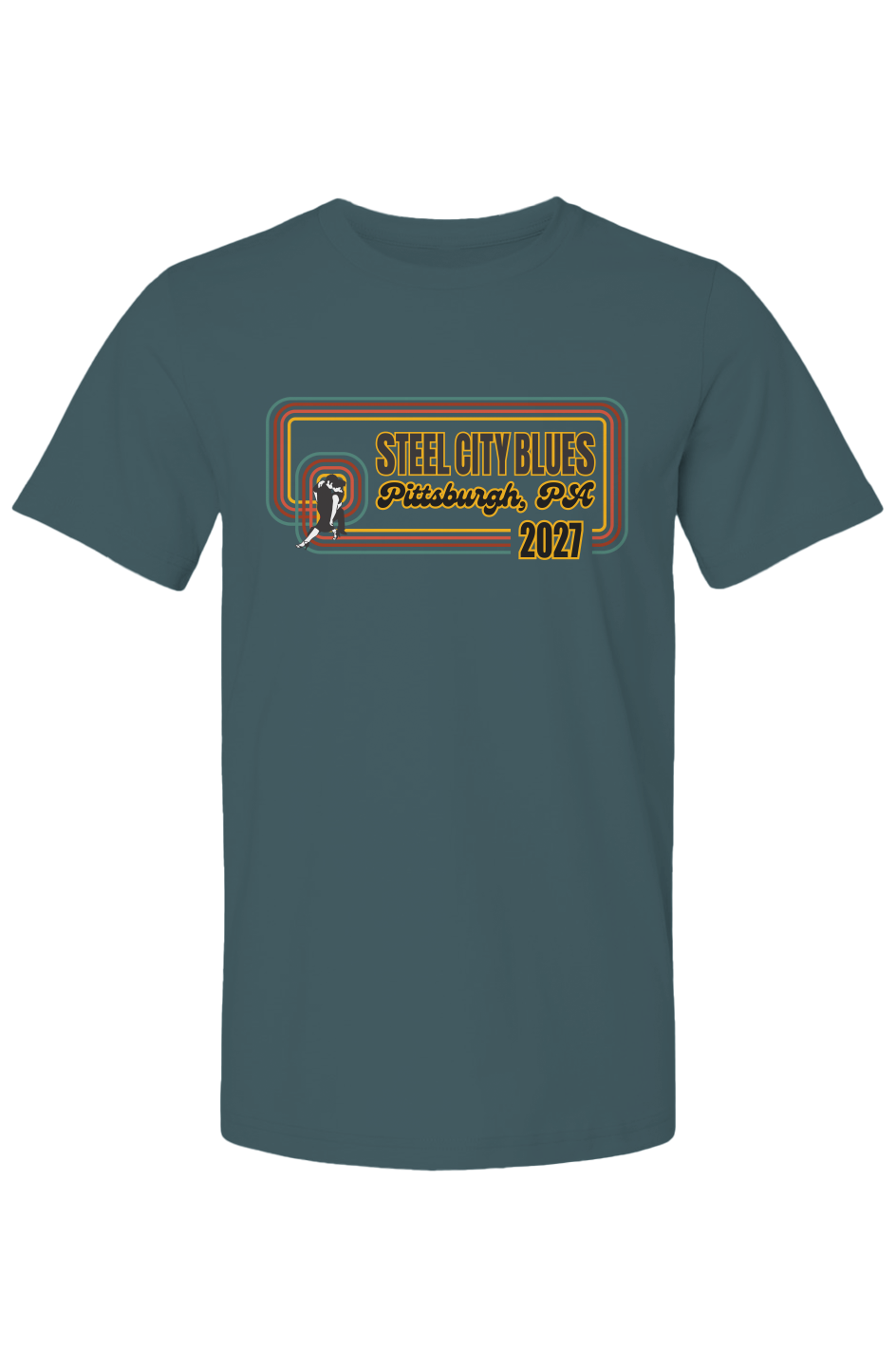 Steel City Blues Full Staple Tee 