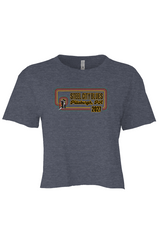 Steel City Blues Full Women's Crop Tee