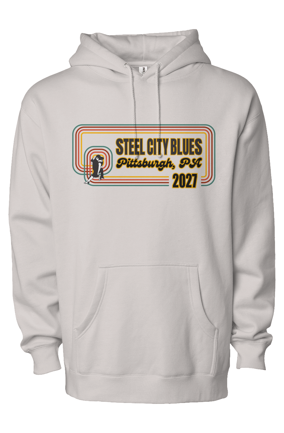 Steel City Blues Full Staple Hoodie
