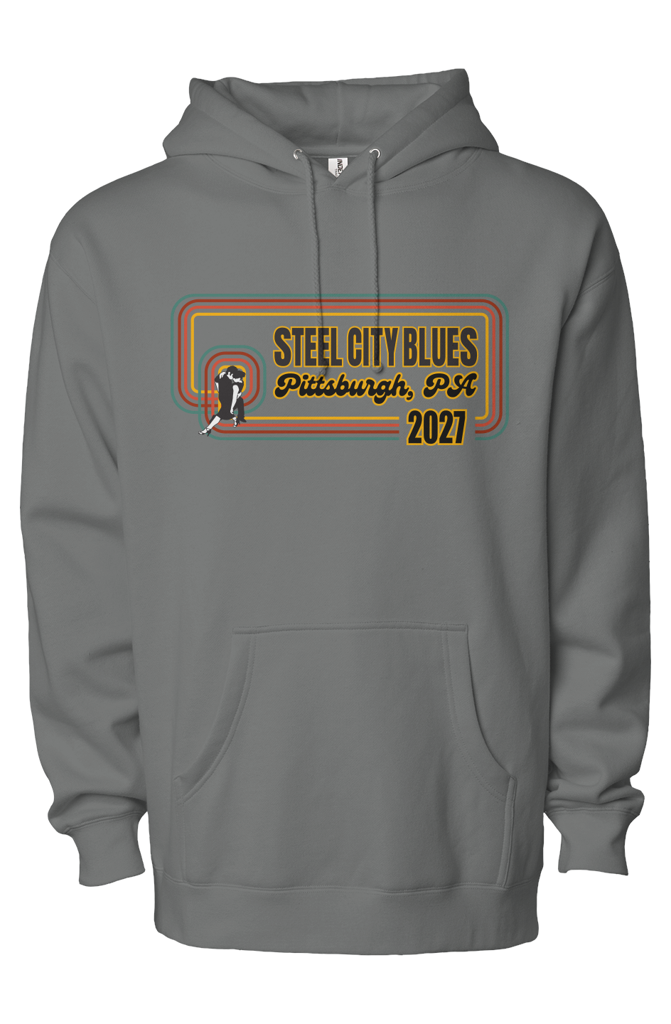 Steel City Blues Full Staple Hoodie