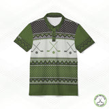 Christmas Sweater Front Office Polo