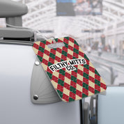 Crossed Out Argyle Essentials Bag Tag