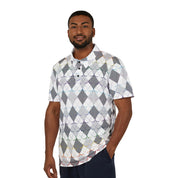 FMC Crossed Out Argyle Front Office Polo