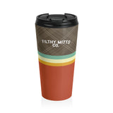 FMC Retro Stripe Travel Tumbler