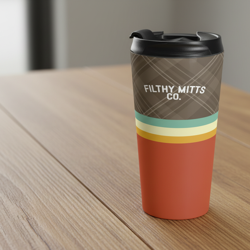 FMC Retro Rust Travel Mug