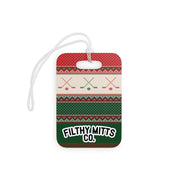 Crossed Out Christmas Sweater Essentials Bag Tag