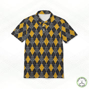 FMC Crossed Out Argyle Front Office Polo