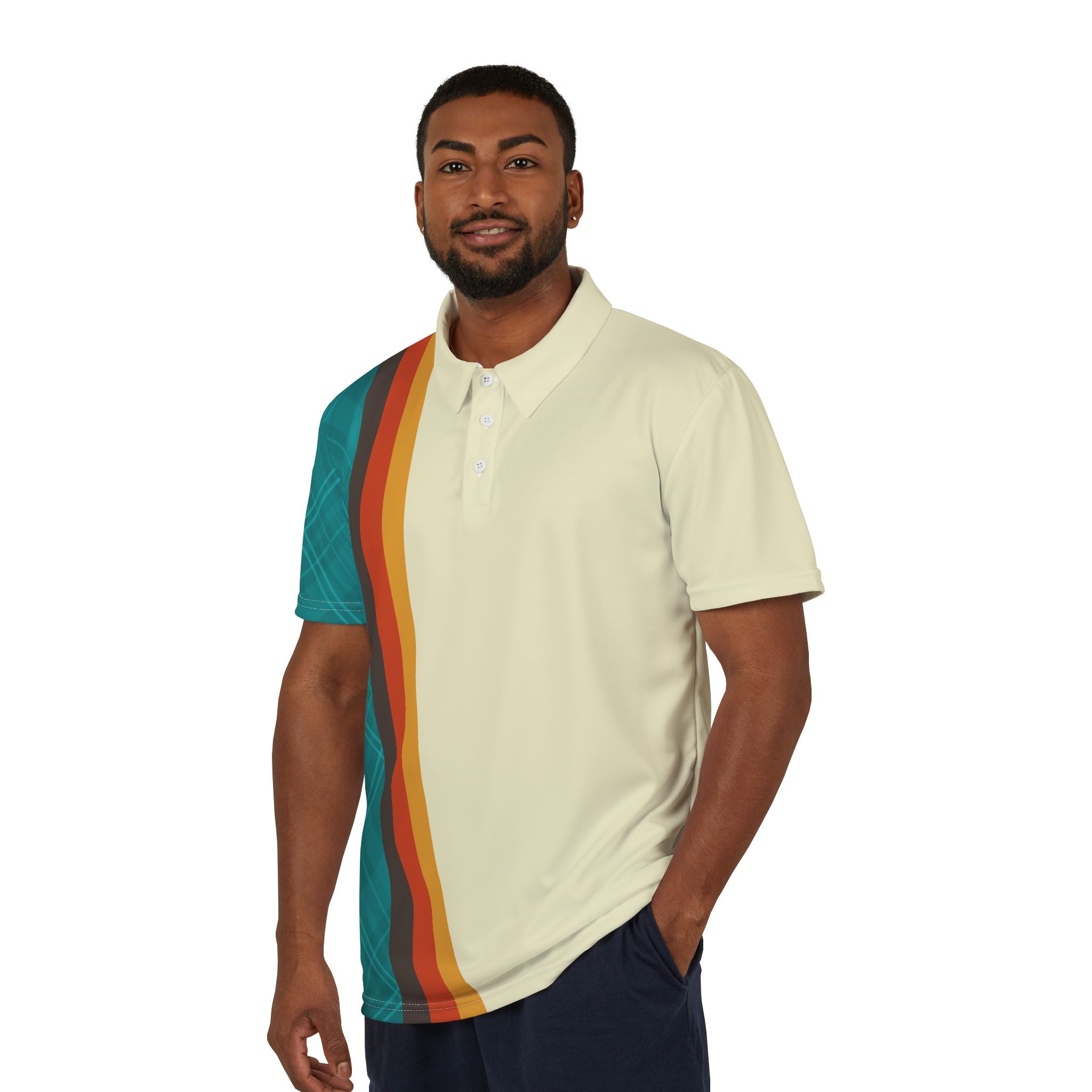FMC Retro Stripe Front Office Polo