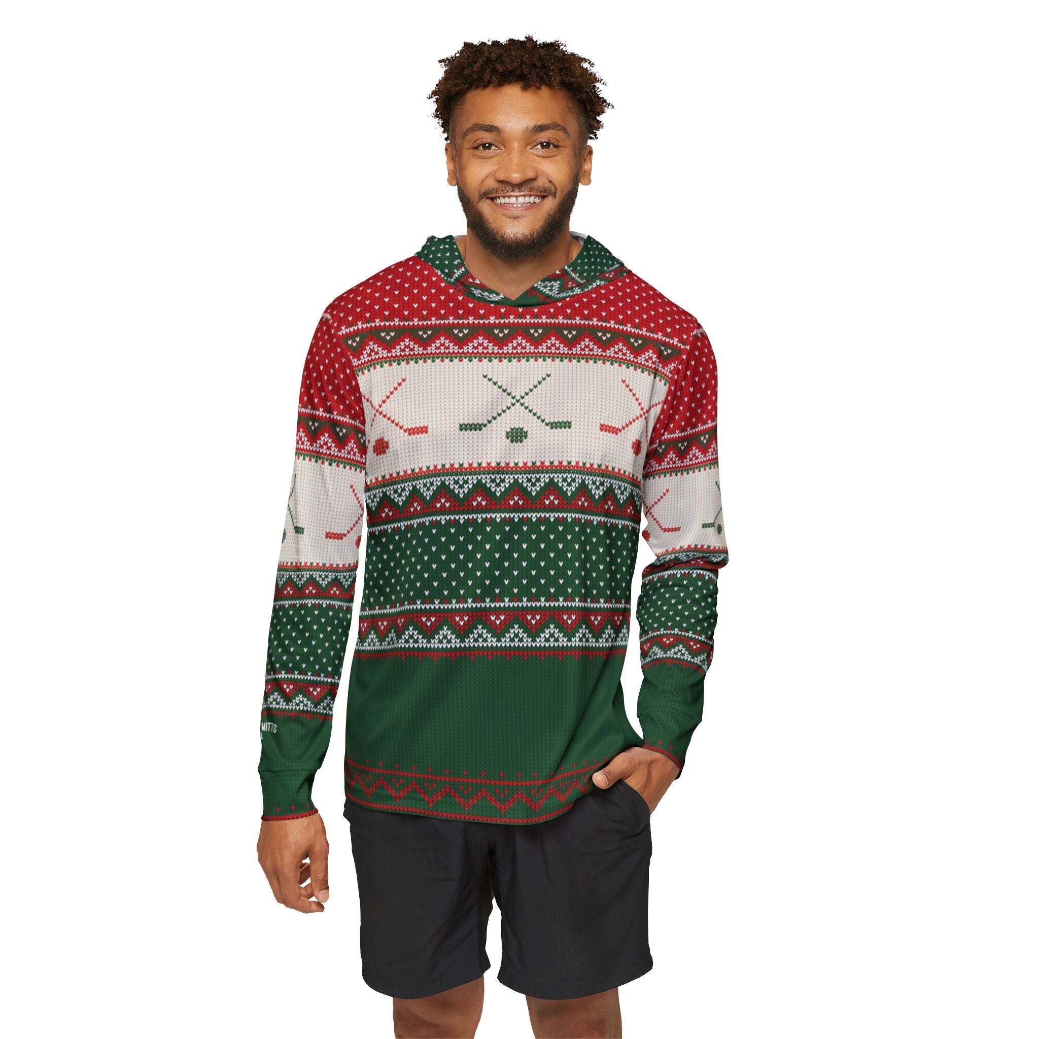Crossed Out Christmas Sweater Warmies Hoodie