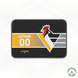 Roosters Black Skate Mat