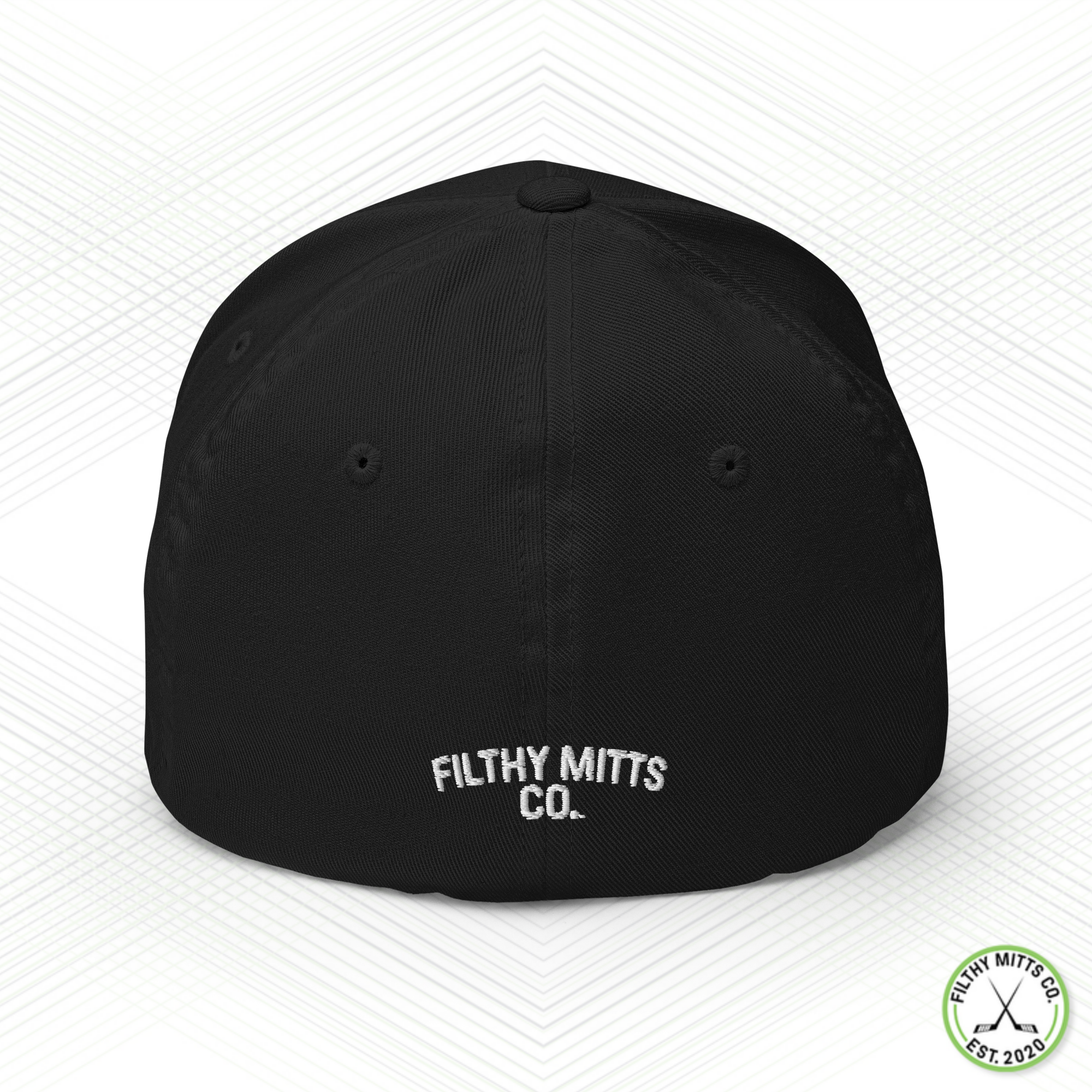 Crossed Out Hockey FlexFit Structured Twill Cap