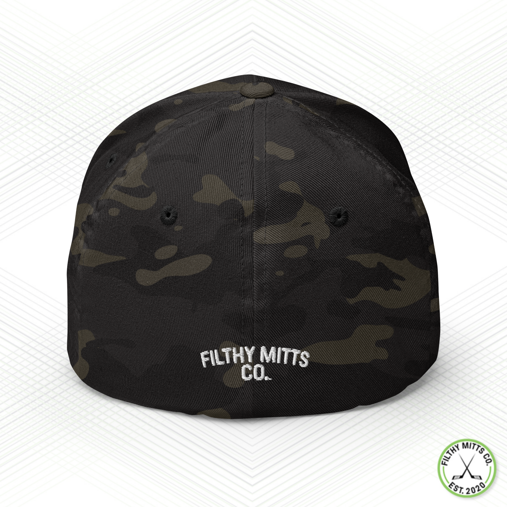 Crossed Out Hockey FlexFit Structured Twill Cap