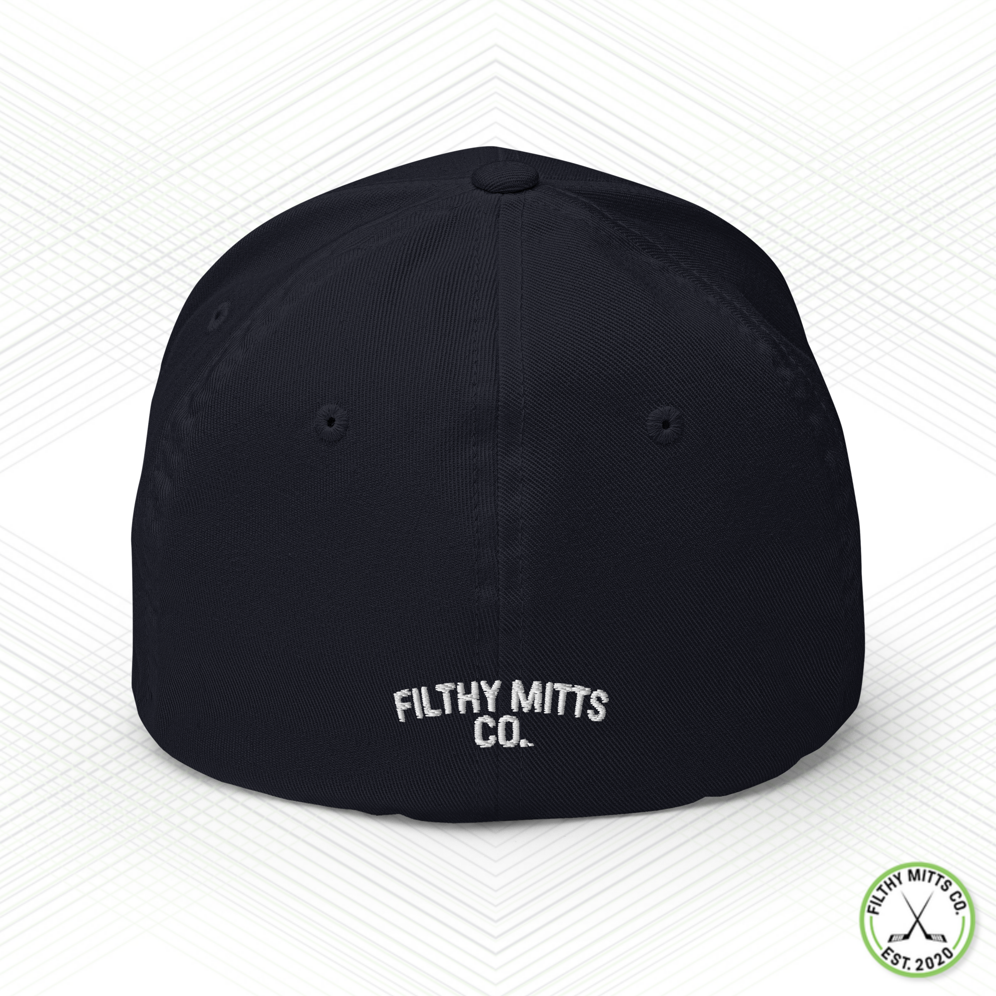 Crossed Out Hockey FlexFit Structured Twill Cap