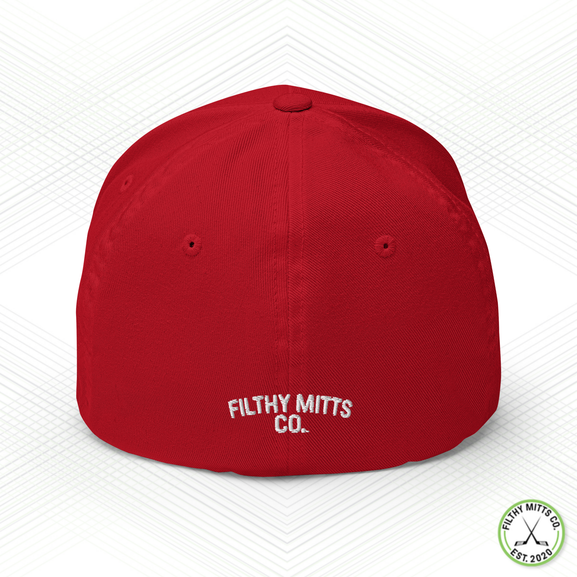 Crossed Out Hockey FlexFit Structured Twill Cap