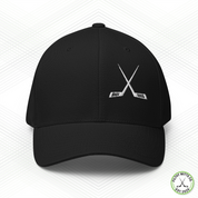 Crossed Out Hockey FlexFit Structured Twill Cap