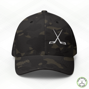 Crossed Out Hockey FlexFit Structured Twill Cap