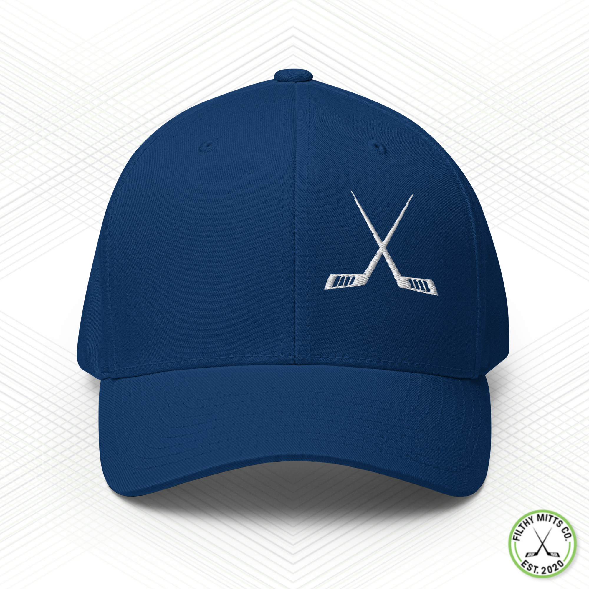 Crossed Out Hockey FlexFit Structured Twill Cap