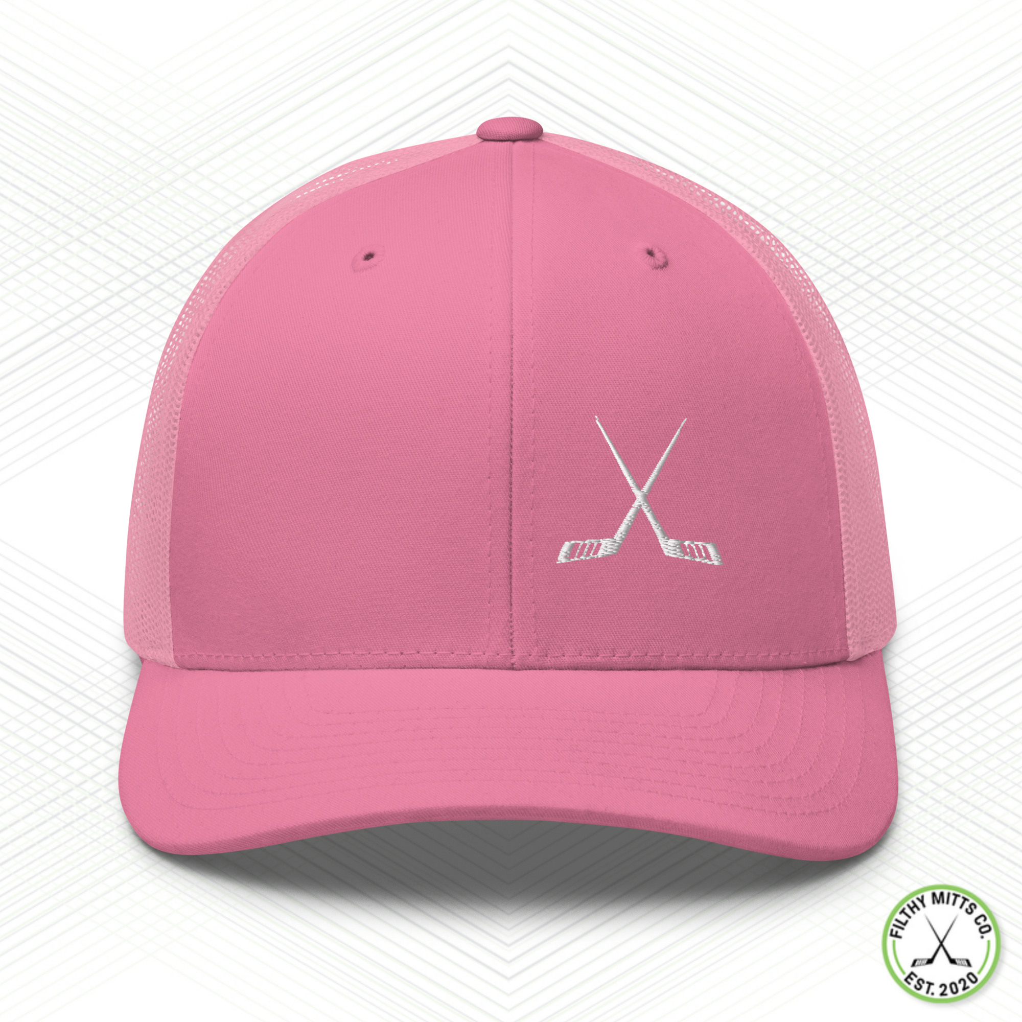 Crossed Out Hockey Snapback Trucker Cap